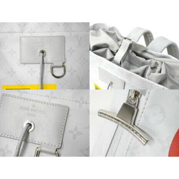chalk backpack louis vuitton Monogram Men's Sling bag Nap Sac Shoulder Bag Back Debsluxurycloset a flat back strap Louis Vuitton Monogram Chalk Backpack